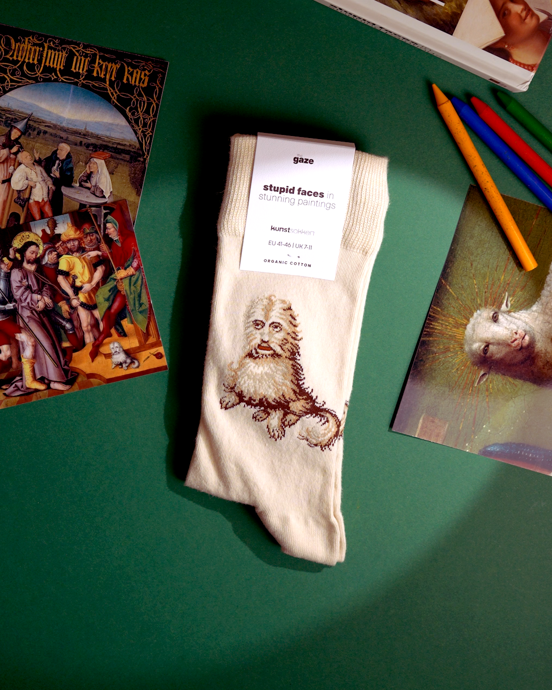 Stunning Art Socks - Medieval Dog