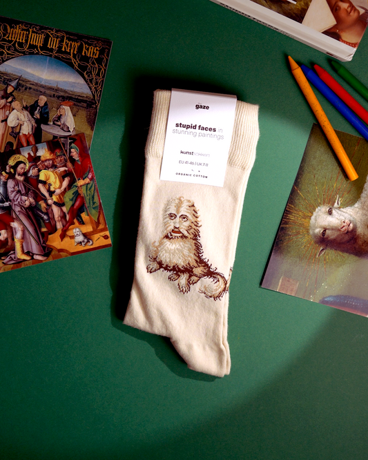 Stunning Art Socks - Medieval Dog